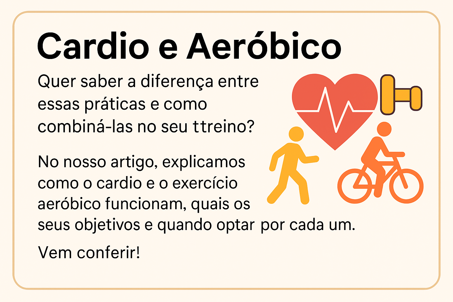 Cardio e Aeróbico: Entenda as Diferenças, Benefícios e Como Combinar para Resultados Reais - Blog Mais