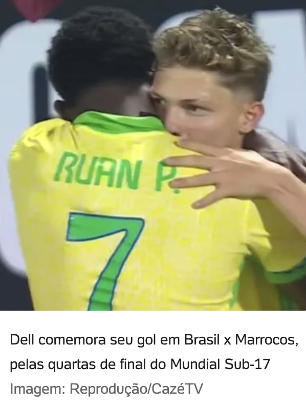 Brasil avança às semifinais do Mundial Sub-17 com dois gols de “Haaland do Sertão” - Blog Mais